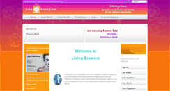 Desktop Screenshot of livingessence.info