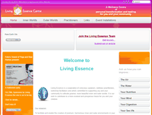 Tablet Screenshot of livingessence.info